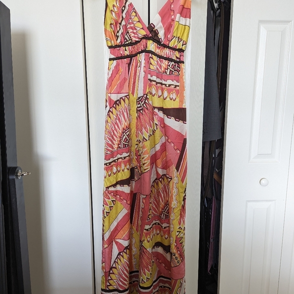 Hale Bob Silk Maxi Dress - Picture 8 of 10